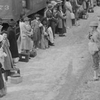 Japanese rounded up for detention, 1942