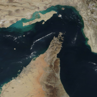 The Strait of Hormuz, December 6, 2018.