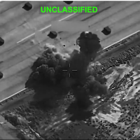 US Central Command photo of bombing in Iran, July 8, 2026.