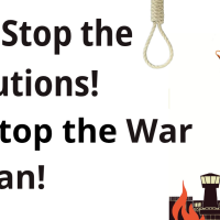 Iran: Stop the Executions. US: Stop the War on Iran!