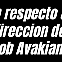 Con respecto a la direccion de Bob Avakian  