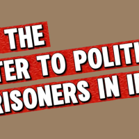 On the Letter to Political Prisoners in Iran
