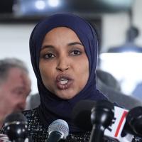 Rep. Ilhan Omar, speaks during a news conference on January 28, 2026, in Minneapolis.