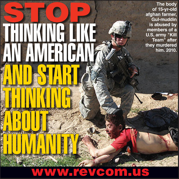 Stop Thinking Like Americans. Start thinking about humanity.