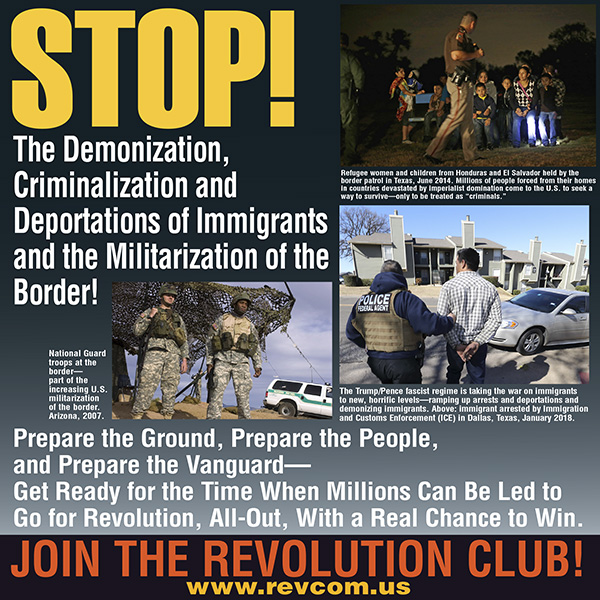 Stop attacks on immigrants and the border