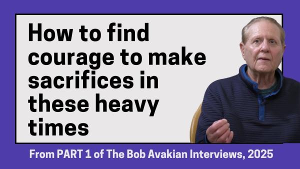 Bob Avakian: How to find courage to make sacrifices in these heavy times