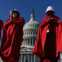 Handmaids' protest at the U.S. Capitol